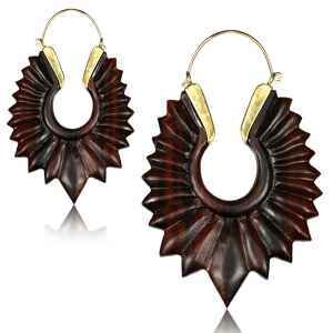 PENDIENTES DE MADERA