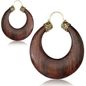 PENDIENTES DE MADERA