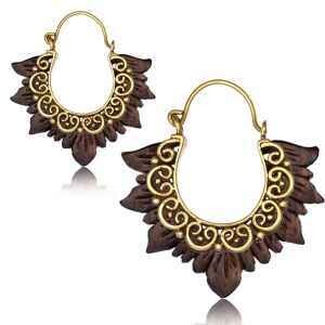 PENDIENTES DE MADERA