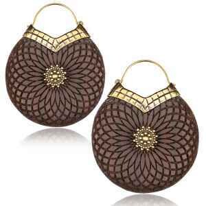 PENDIENTES DE MADERA