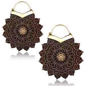 PENDIENTES DE MADERA