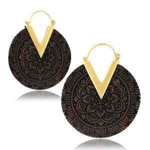 PENDIENTES DE MADERA