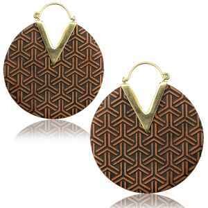 PENDIENTES DE MADERA
