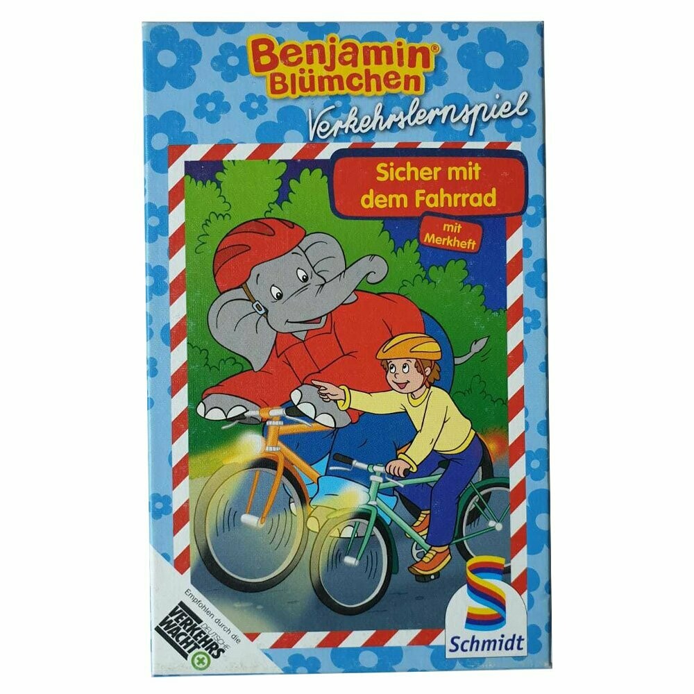 Spiel Schmidt OVP Benjamin Blümchen Verkehrslernspiel *Sicher mit dem Fahrrad 
