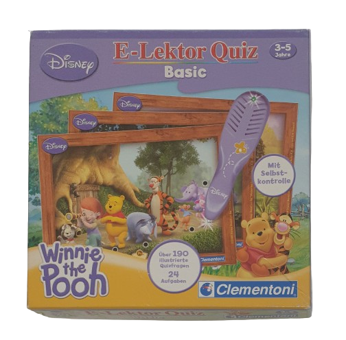 Clementoni E-Lektor Quiz Basic Disney Winnie the Pooh