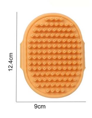 Brosse en caoutchouc pour poils ras