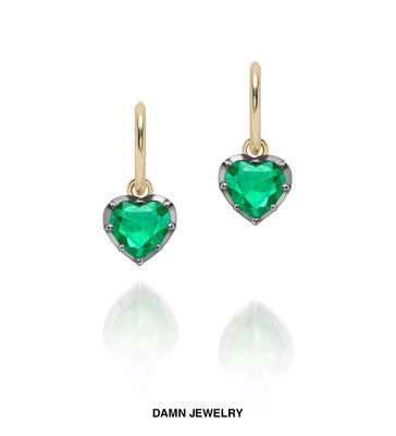 AMOUR EARRINGS EMERALD