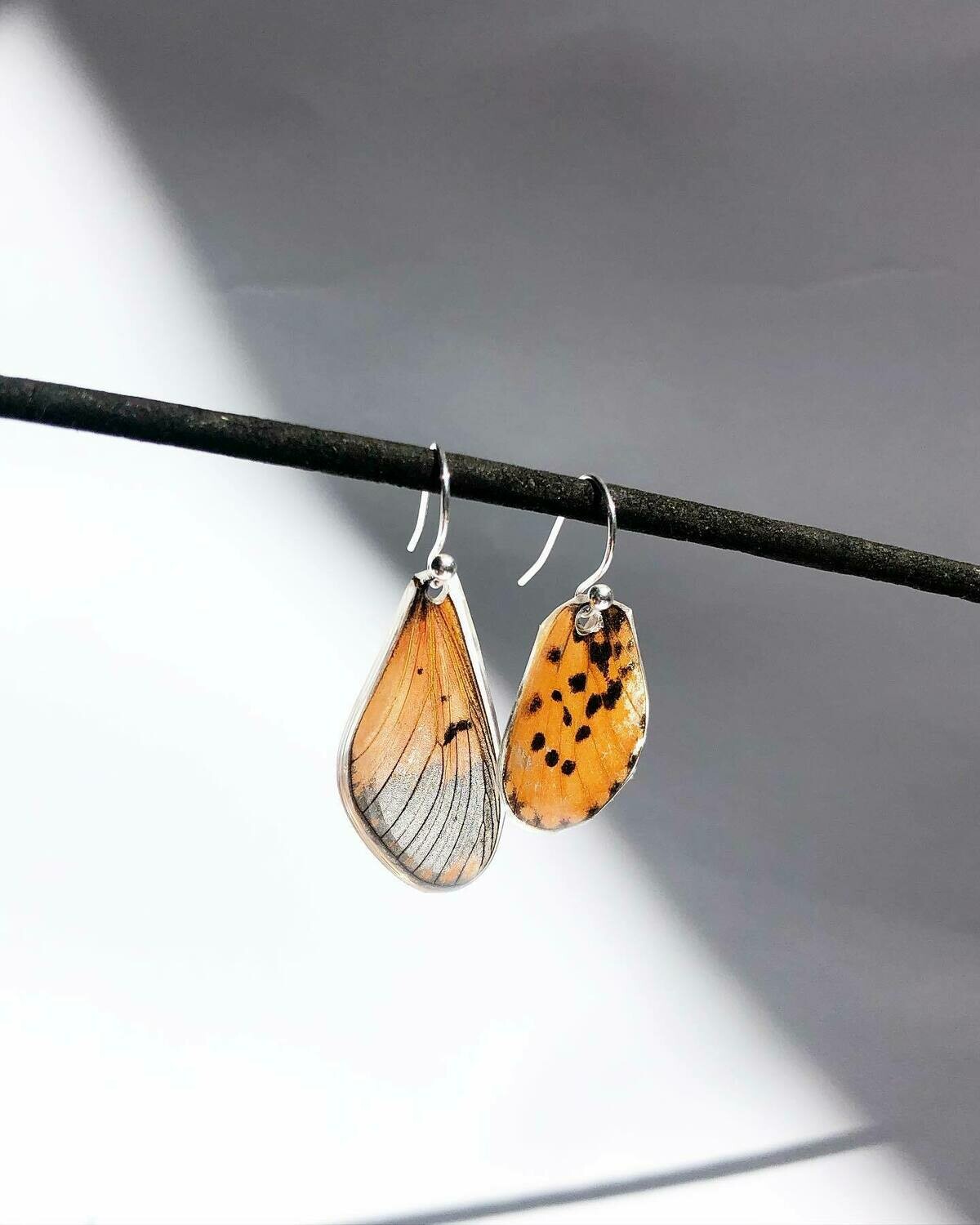 Mismatching Butterfly Wing Earrings
