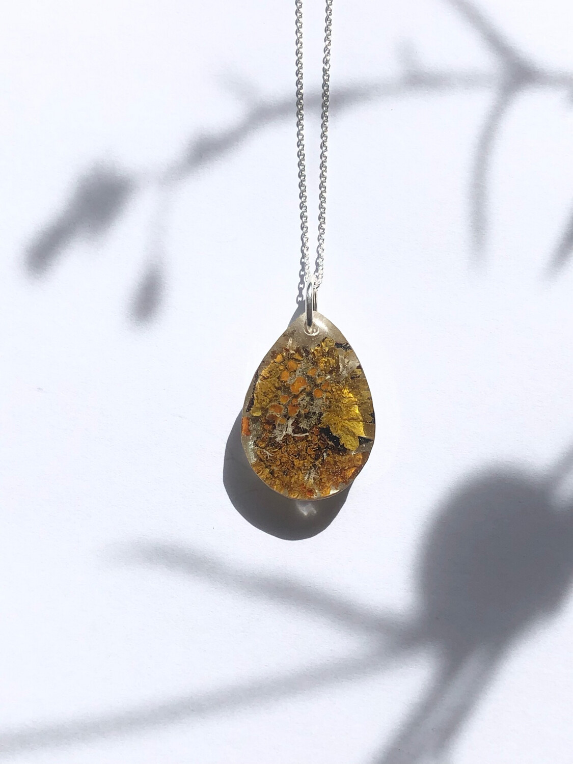 Lichen Drop Necklace 