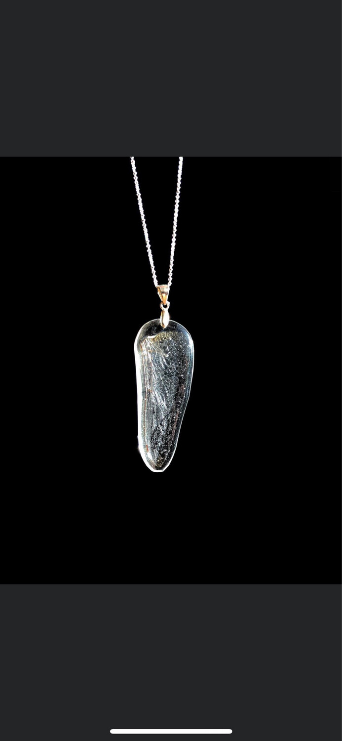 Large Dragonfly Wing Necklace