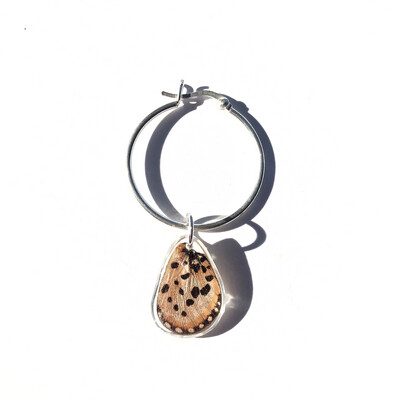 Spotted Butterfly Wing Charm