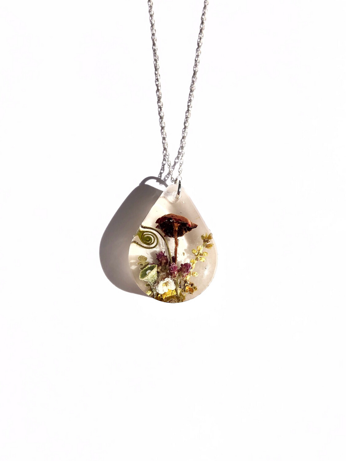 Fynbos Fairy World Drop Necklace | White