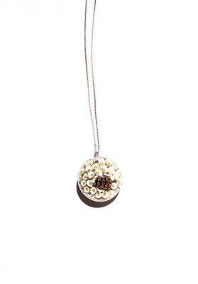 Ladybird on Sewejaartjie Bouquet Globe Necklace