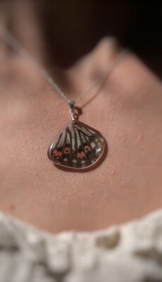 Mama Butterfly Wing Necklace