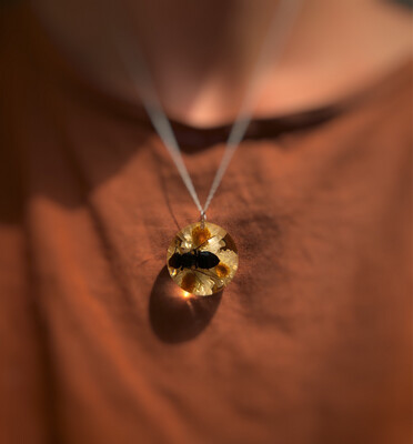 Bee on Fynbos Bouquet Globe Necklace
