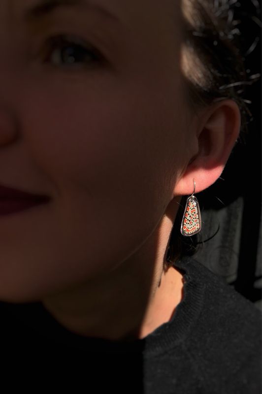 Disco Moth Dangles