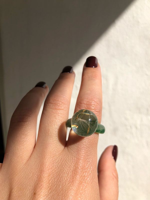 Dandelion Wave Ring | Size 8