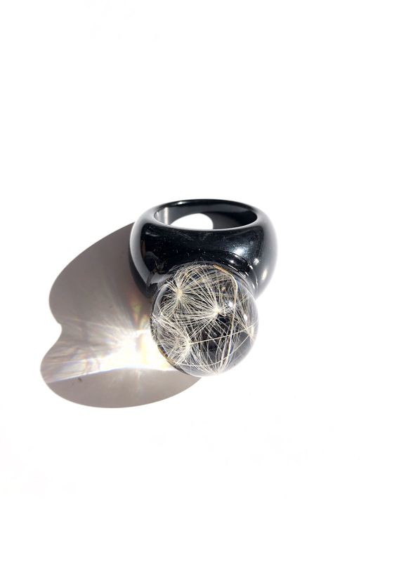Dandelion Globe Ring | Size 7