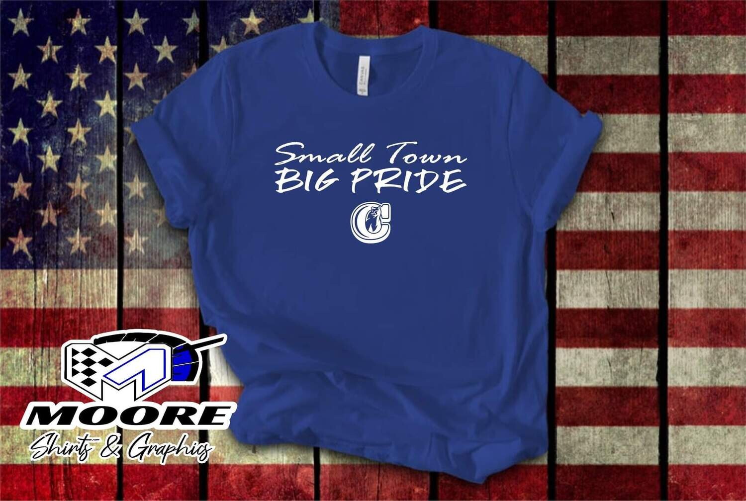 Small Town Big Pride CCA *WHITE INK*