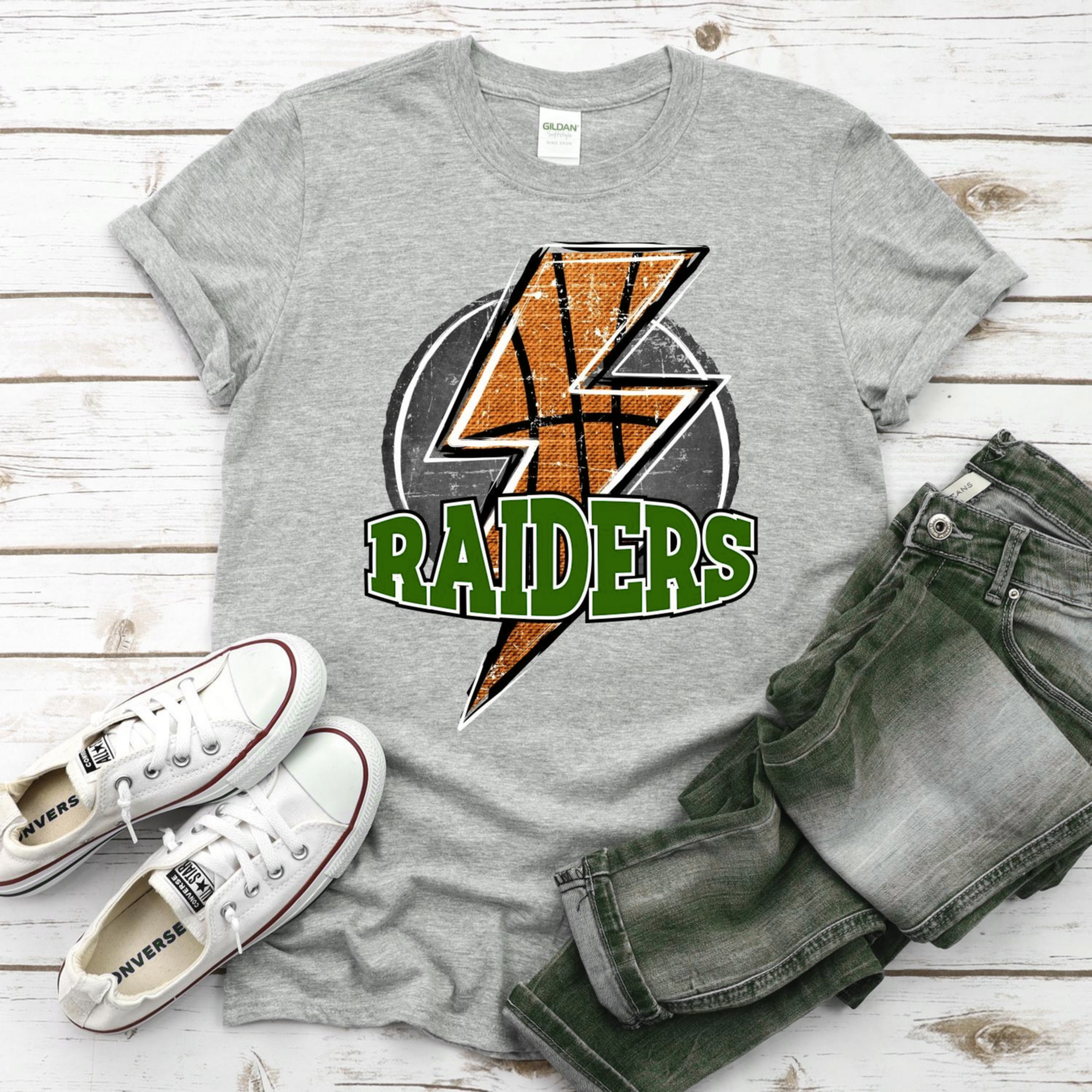 Basketball Lightning Bolt mascots