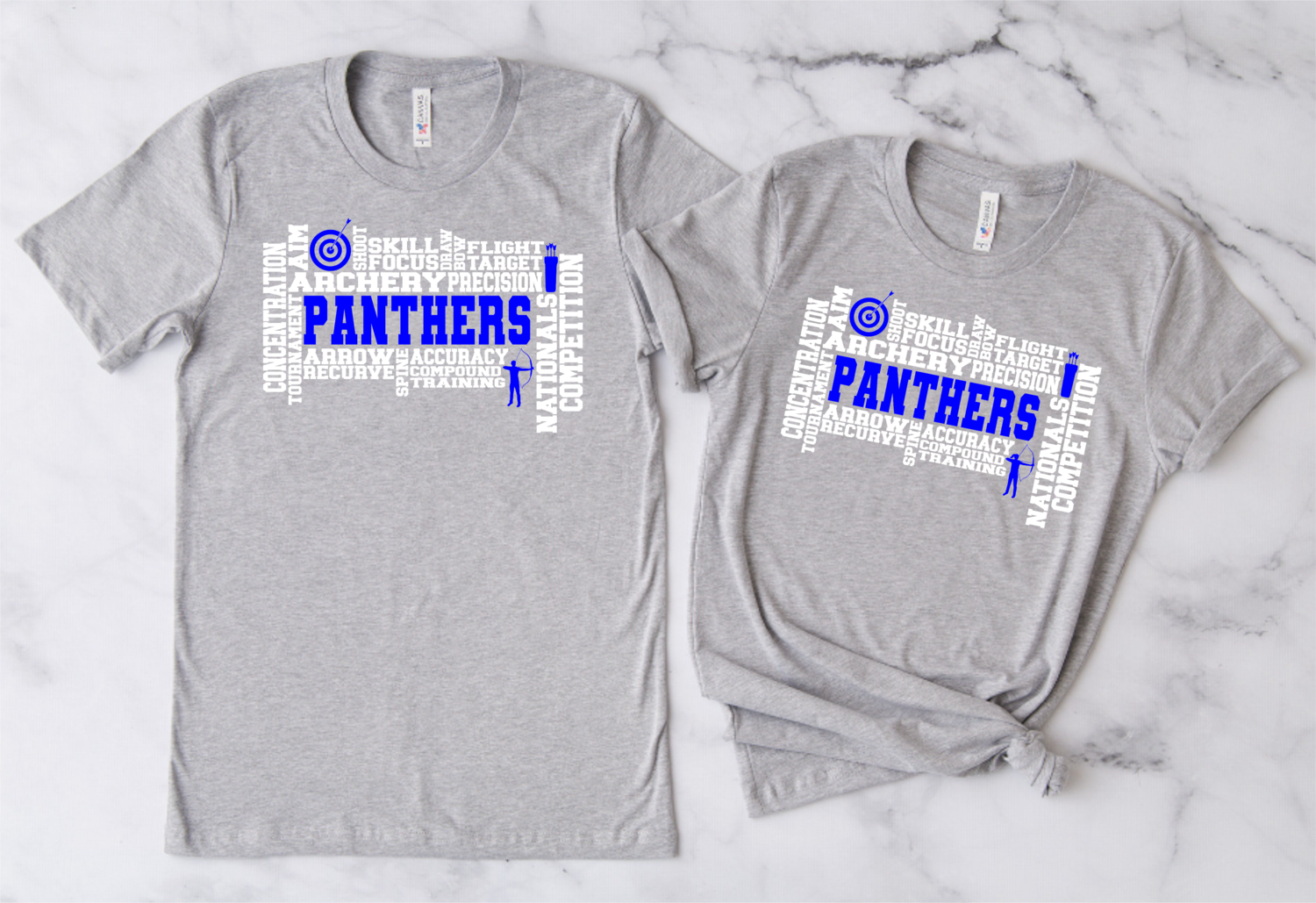 Panthers Archery Word Art