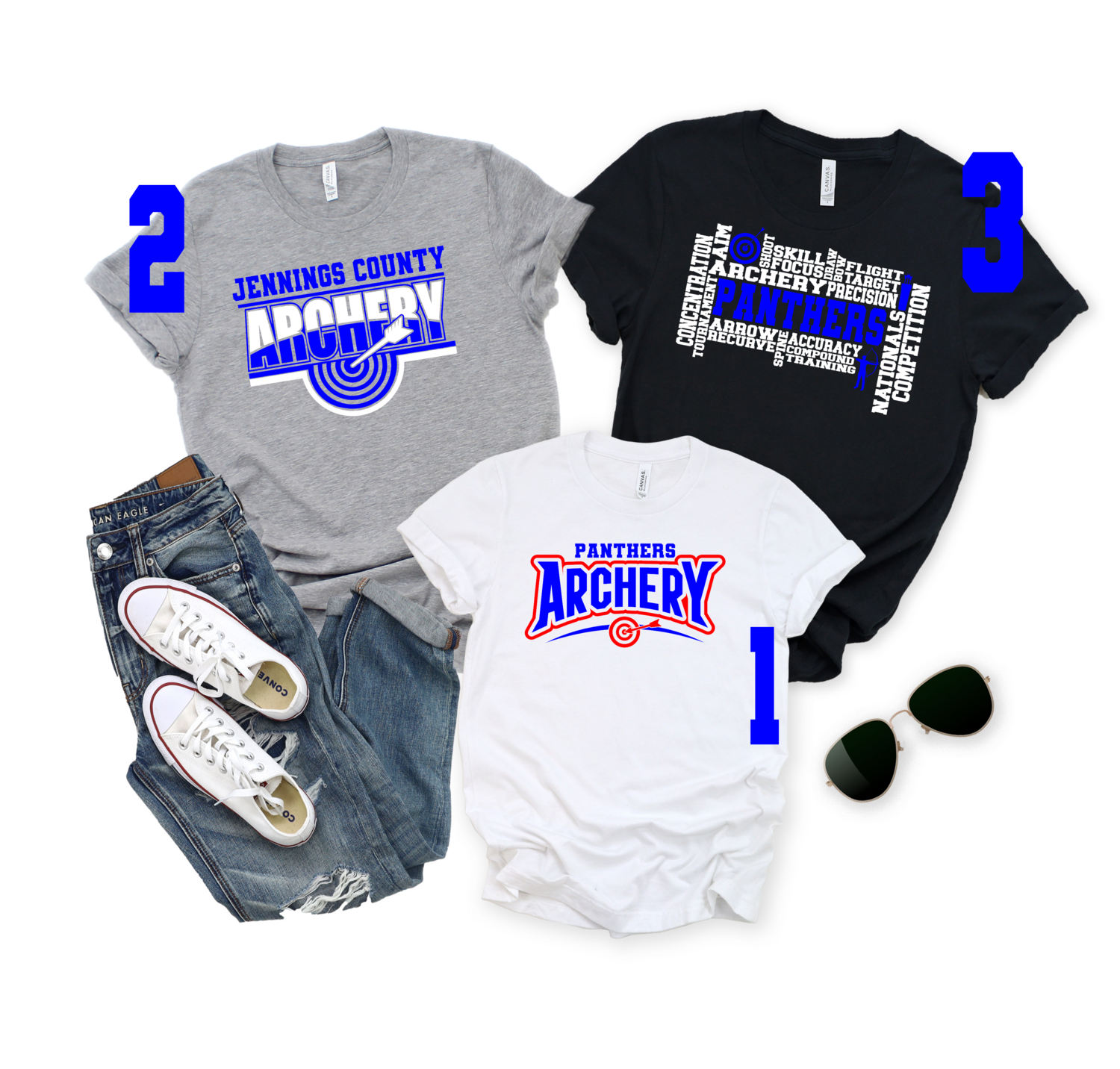 Jennings County Panthers Archery YOUTH Shirts