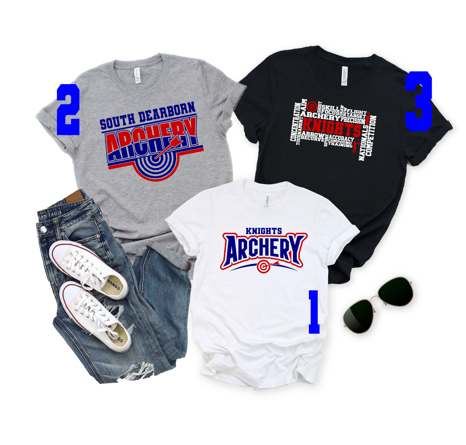 South Dearborn Knights Archery YOUTH Shirts