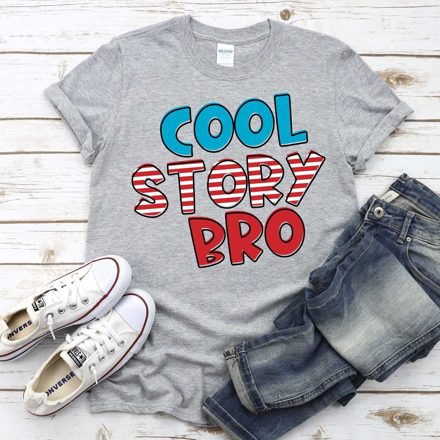 Cool Story Bro Red White &amp; Blue