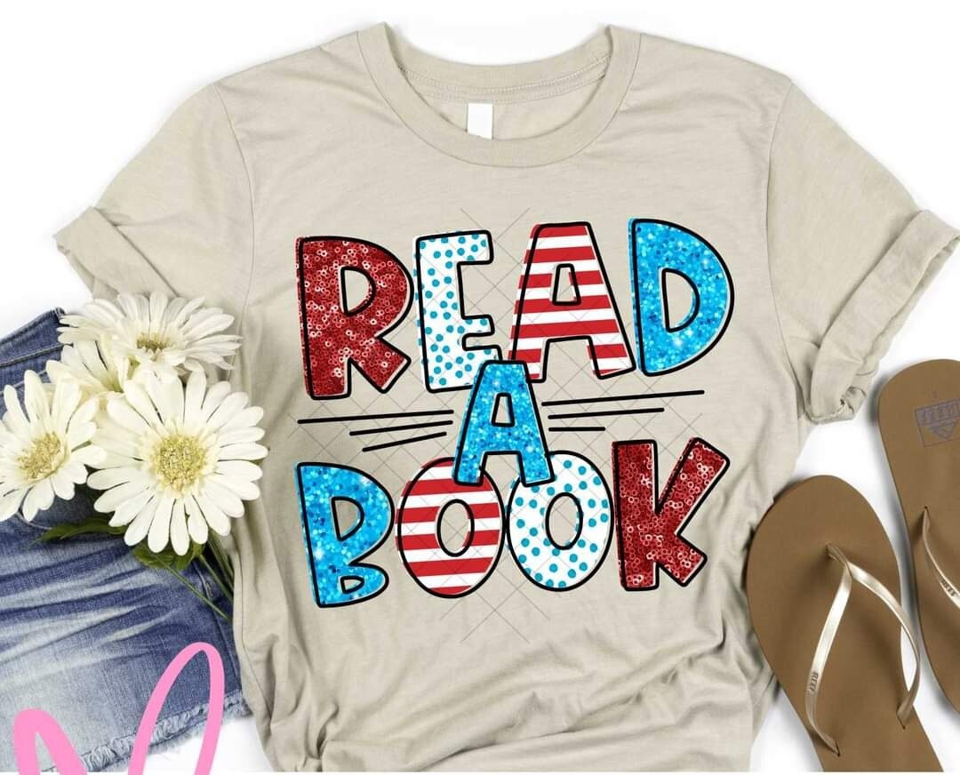 Read a Book Red White &amp; Blue