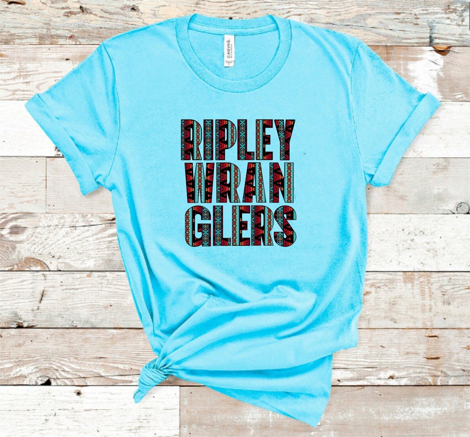 Ripley Wranglers Serape Large Logo