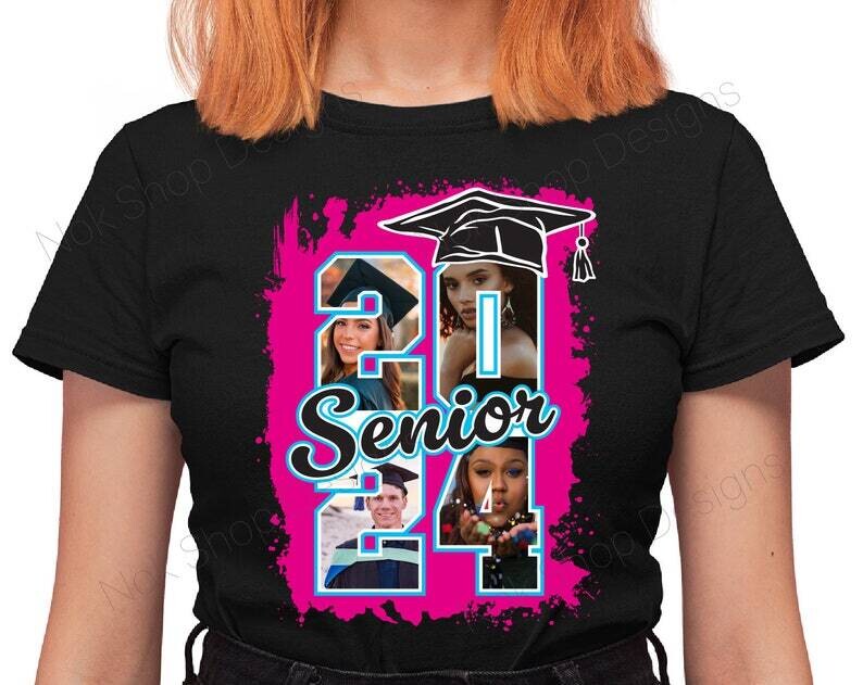 Senior 2024 Custom Photo Shirt