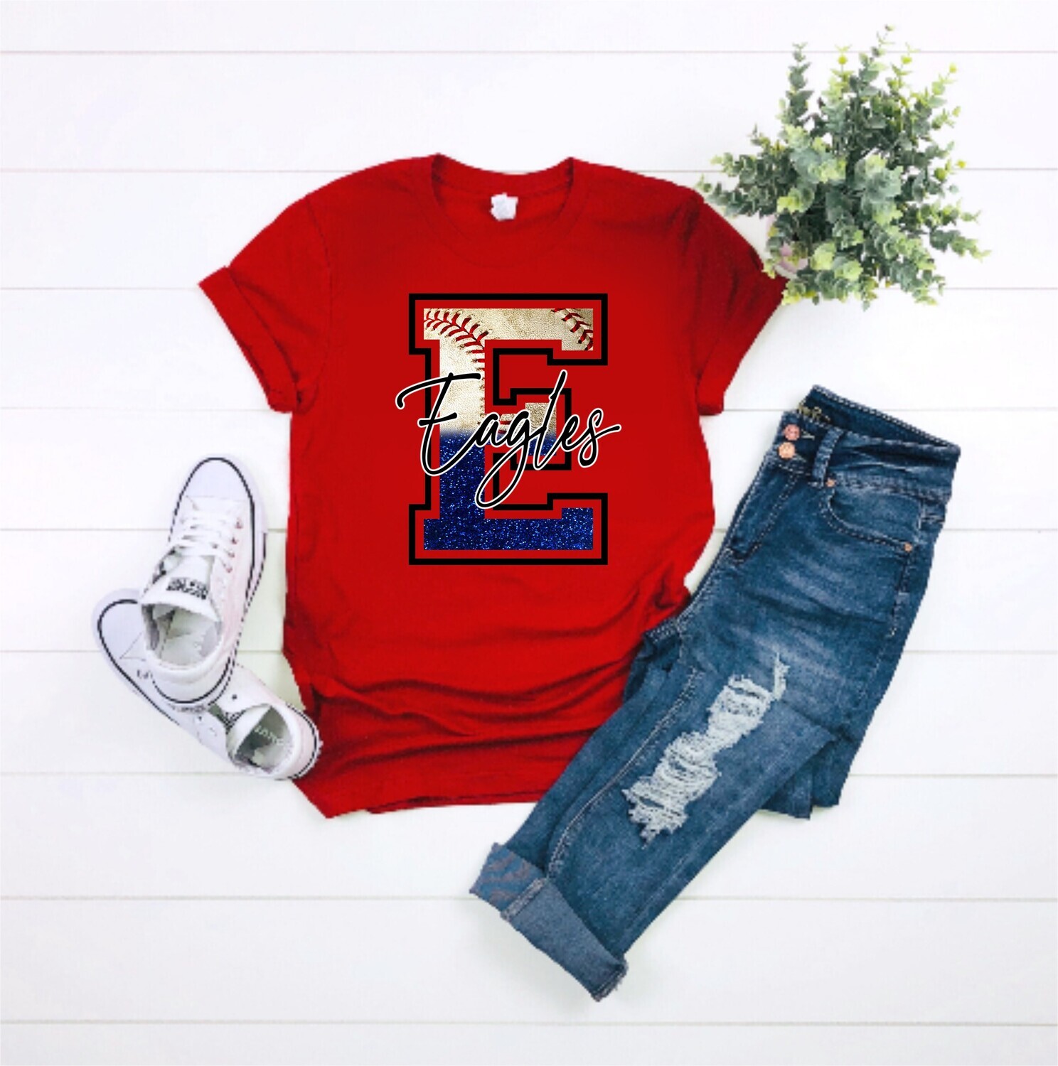 Baseball Glitter Mascots