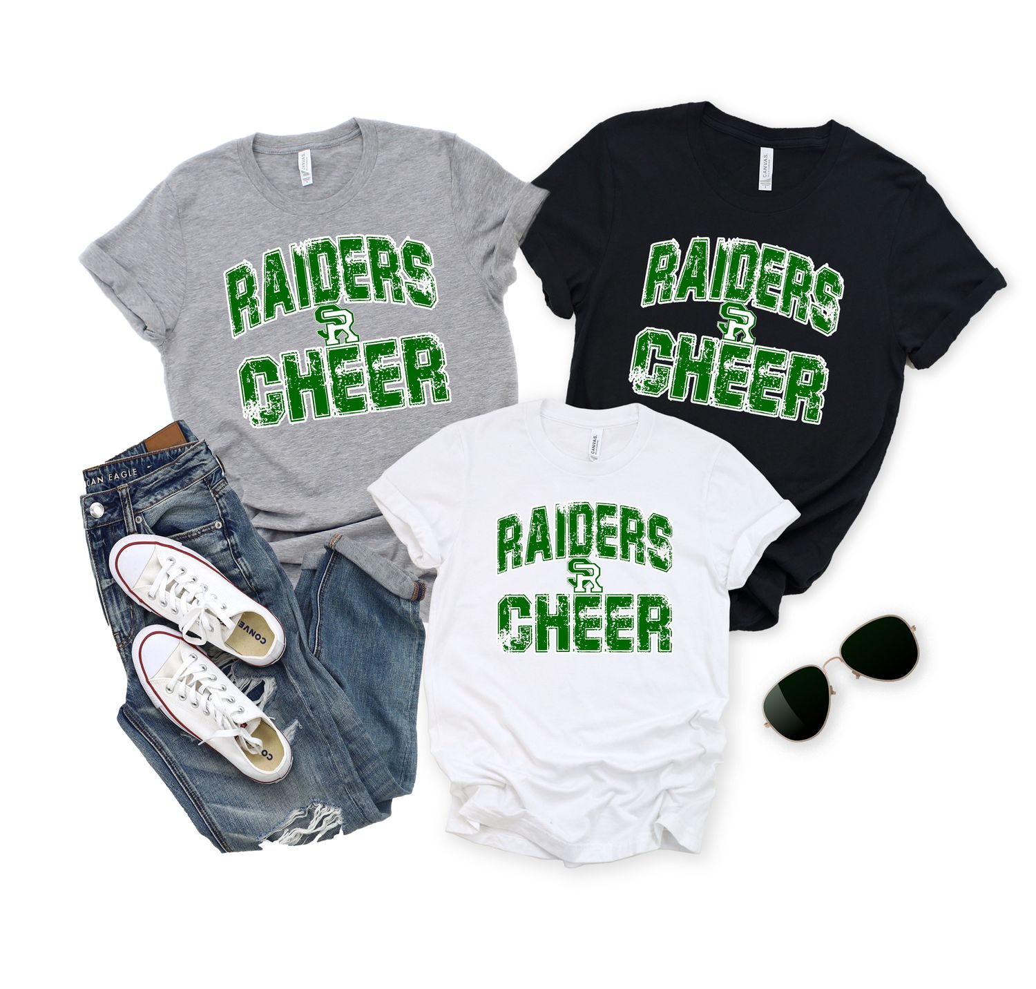 Distressed Raiders Cheer