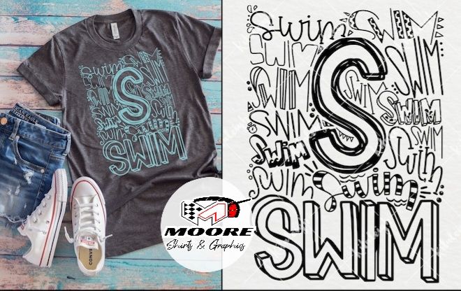 Swim Typography