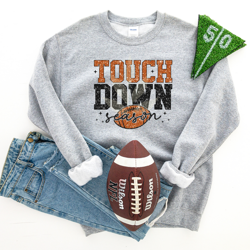 Touchdown Season Faux Glitter look