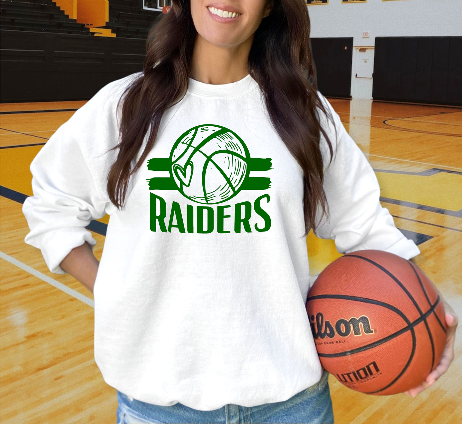 Raiders Basketball with Heart