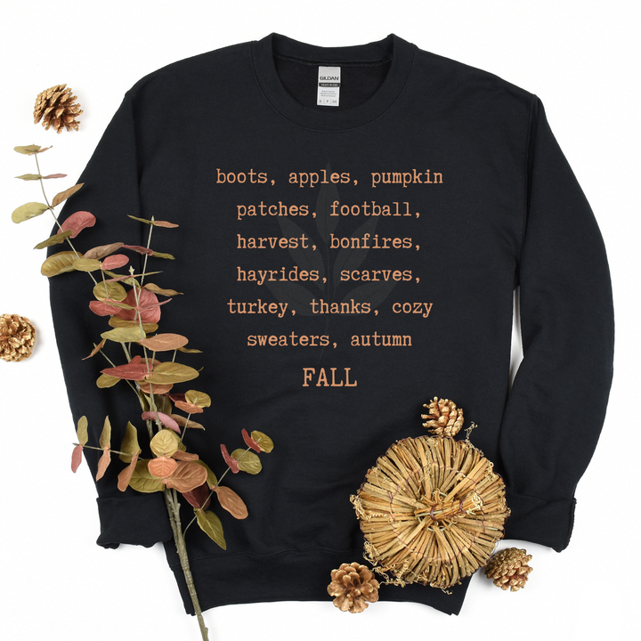 Fall Words