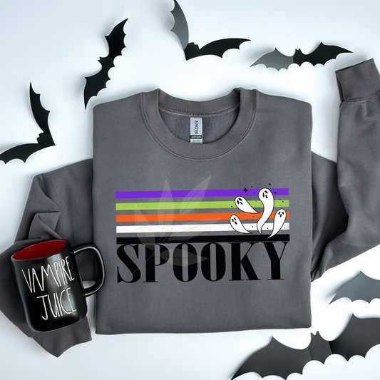 Spooky retro stripe
