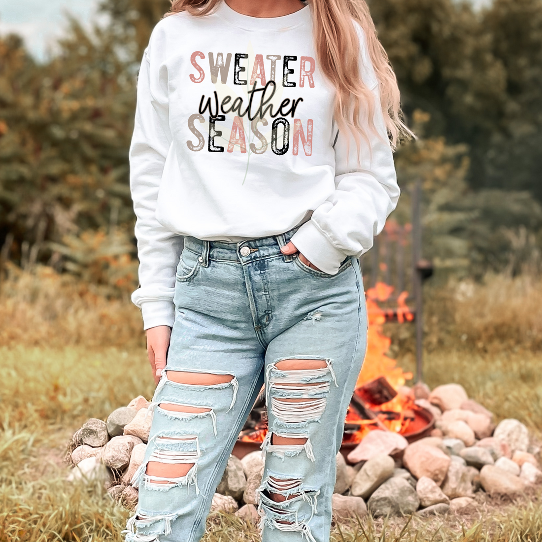 Sweater Weather Season Pink Tones