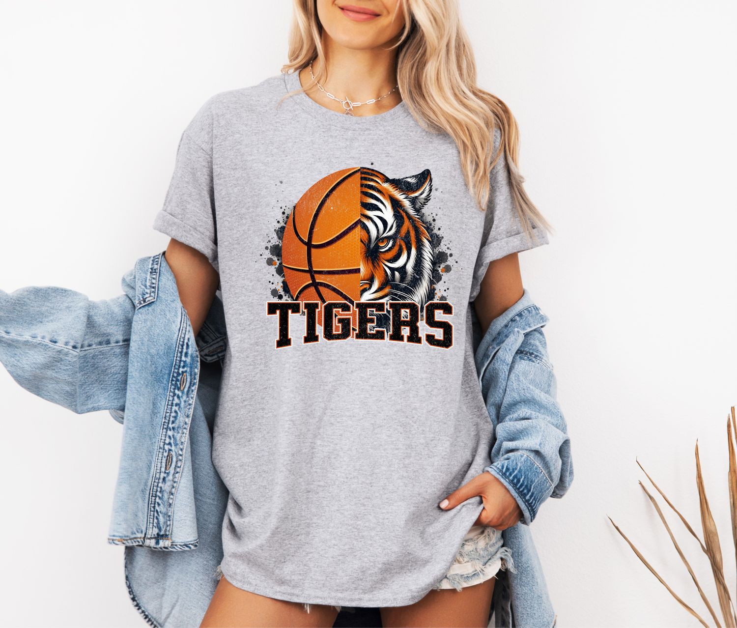 Half Tiger Half Basketball