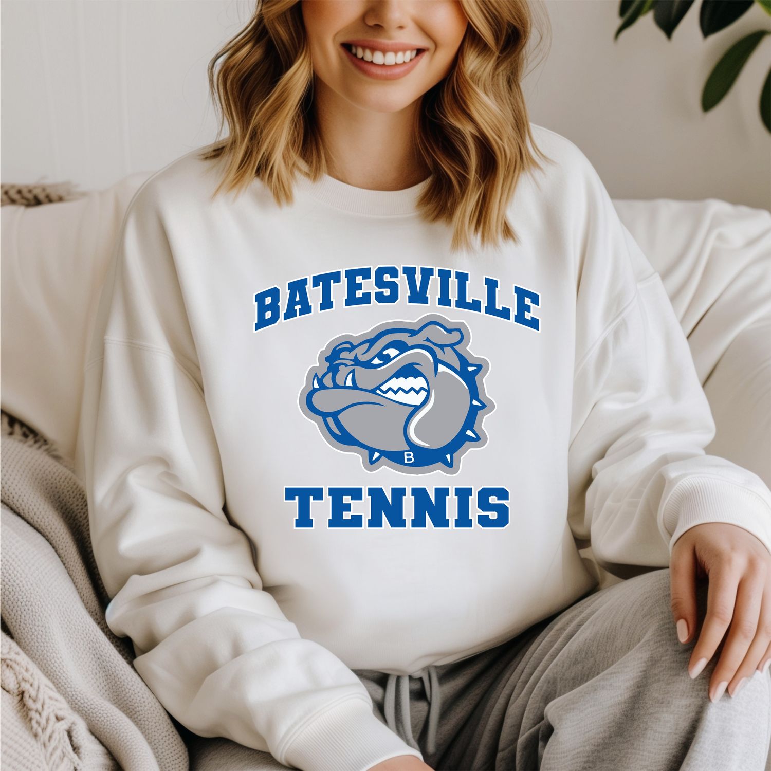 Batesville Tennis Vintage Logo