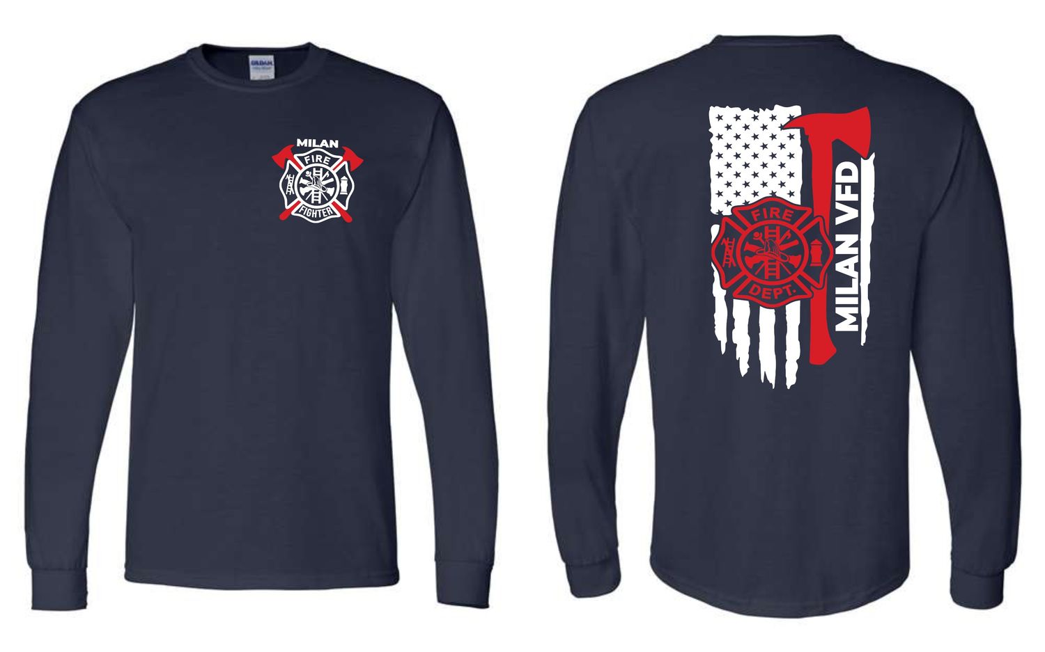 Milan Fire Axe - Select Your Shirt Style