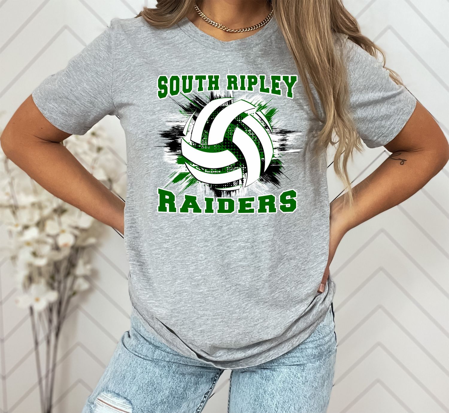 South Ripley Raiders Volleyball Unisex Tee
