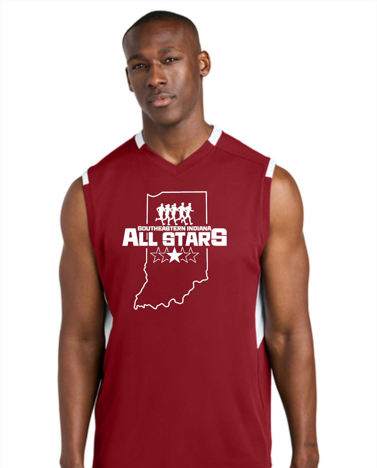 Sport-Tek® Club Sleeveless V-Neck Jersey