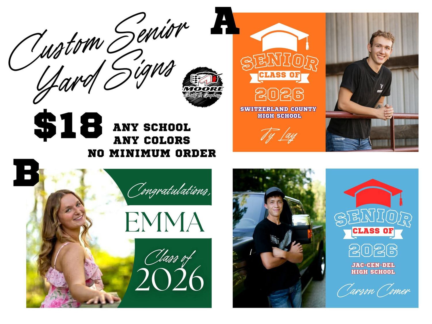 Custom 2026 Senior Yard Sign