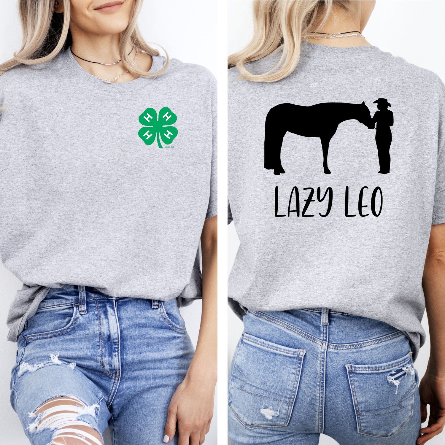 Custom Text Horse Silhouette
