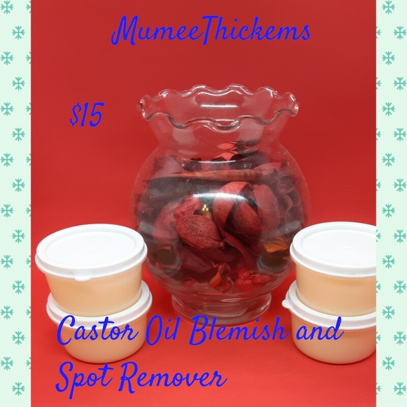 Natural Castor Oil Blemish and Spot Remover