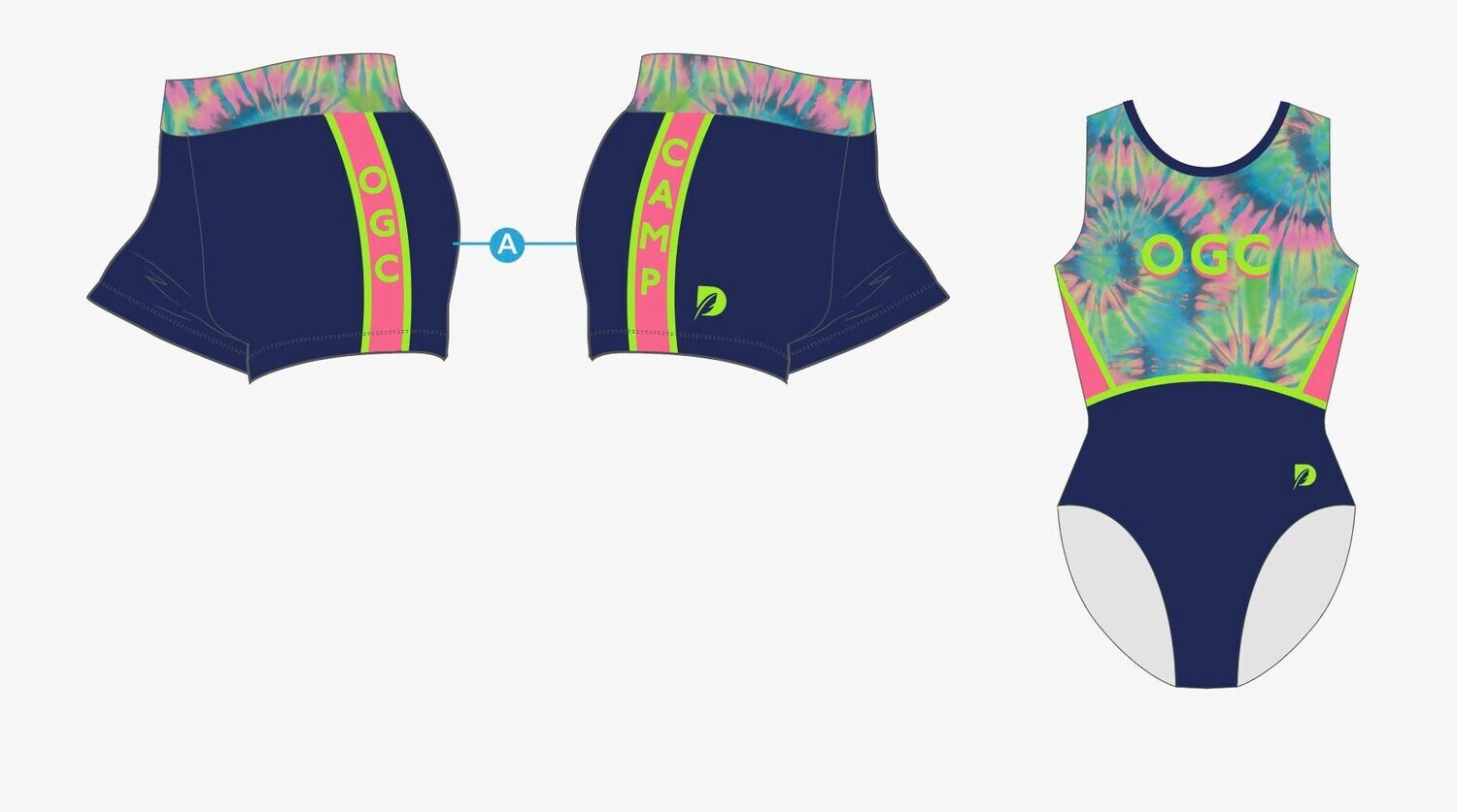 OGC camp Summer 2022 collection  matching short shorts $29