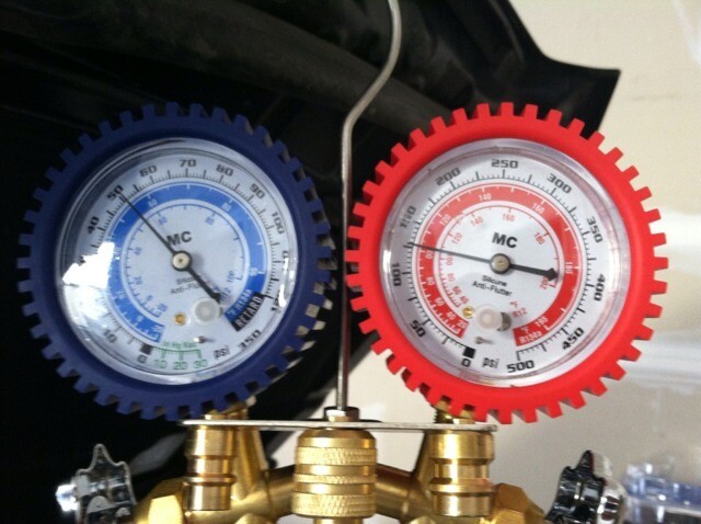 AC Low side pressure too high