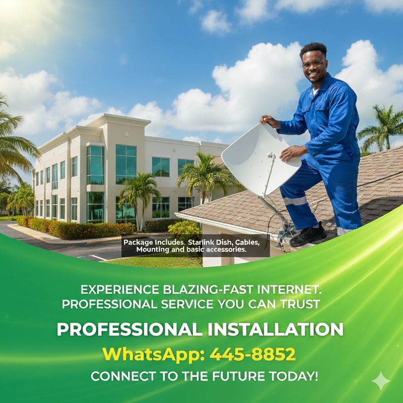 Starlink Commercial Installation Small Business Includes Dish